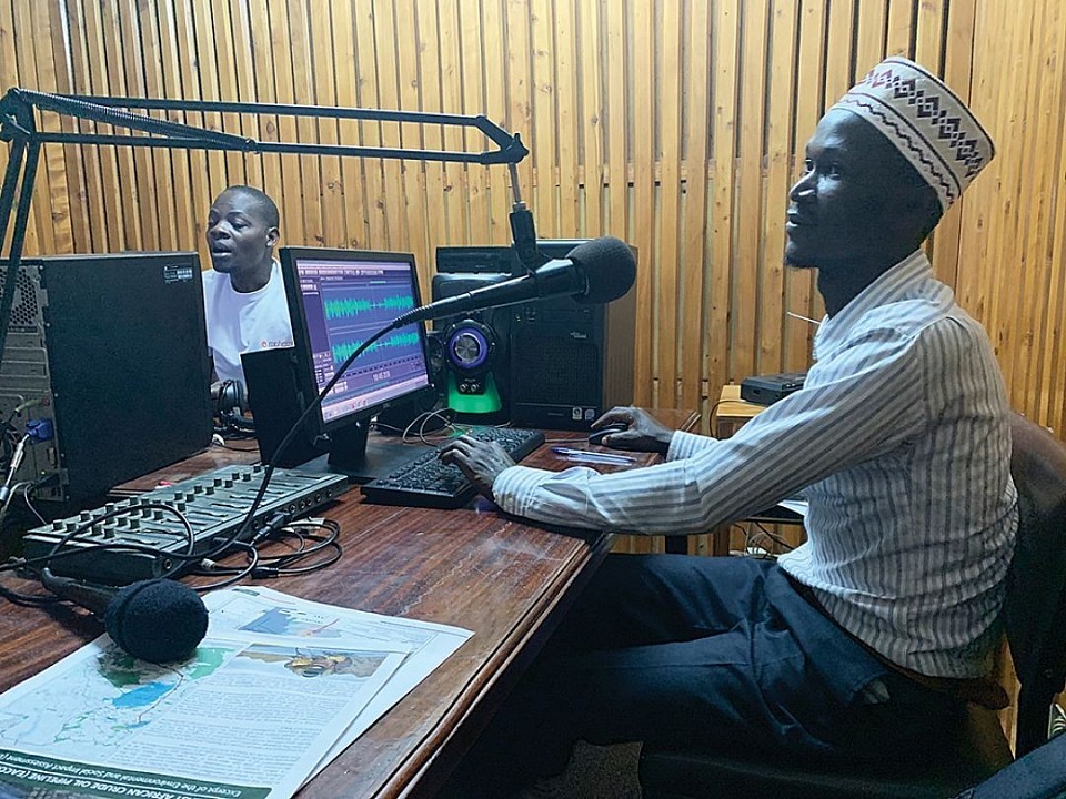 Training broadcast Journalism